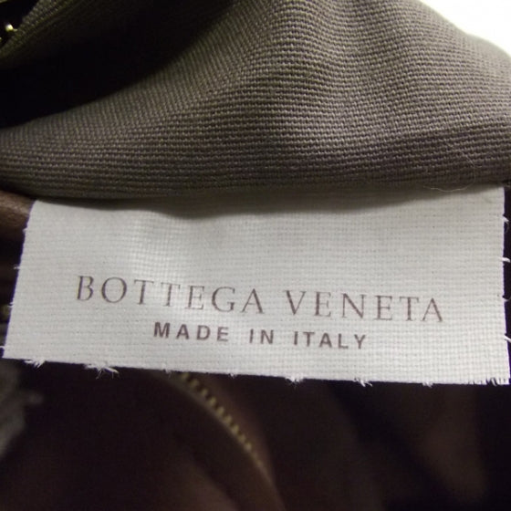 Bottega Veneta Leather Intrecciato Roma Tote Elephant 10 of 11