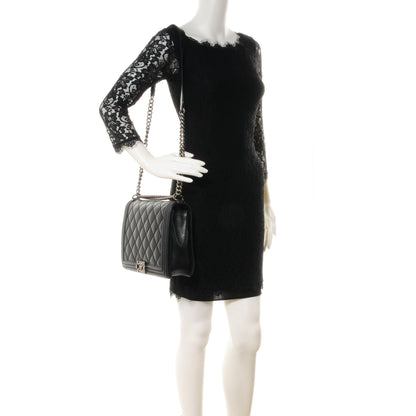 Chanel Calfskin Quilted Large Boy Flap Black 2 of 8