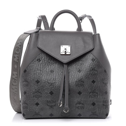 MCM Visetos Small Essential Backpack Grey 1 of 11