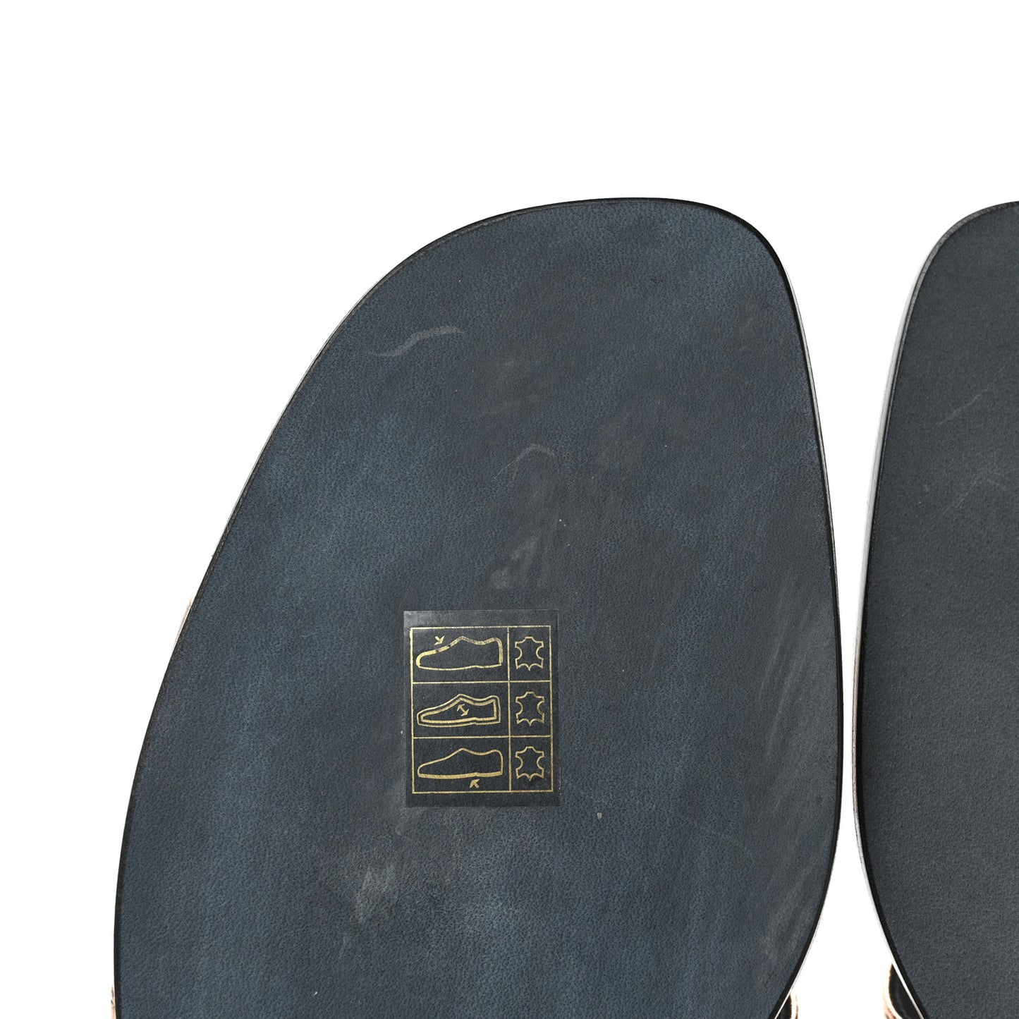 Metallic Nappa Oran Sandals 40 Vert Bronze