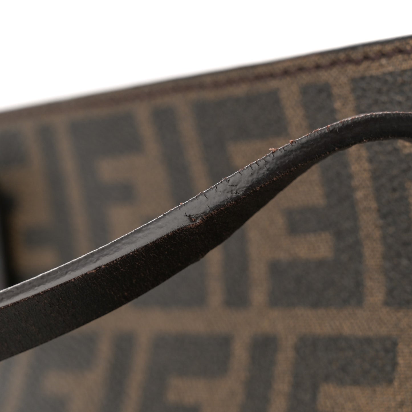 Zucca Spalmati Medium Roll Tote Tobacco Pavone