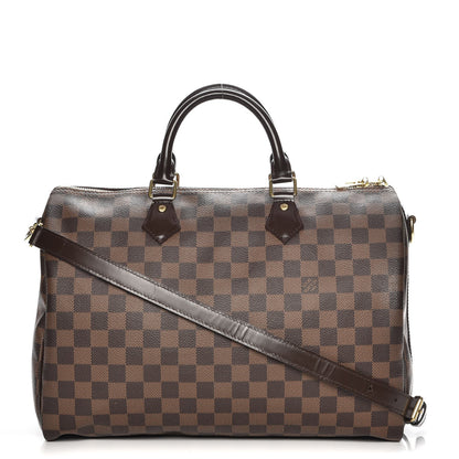 Louis Vuitton Damier Ebene Speedy Bandouliere 35 1 of 9