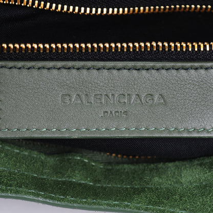 Balenciaga Baby Daim Suede Giant 12 Gold Hardware City Vert Militaire 7 of 8