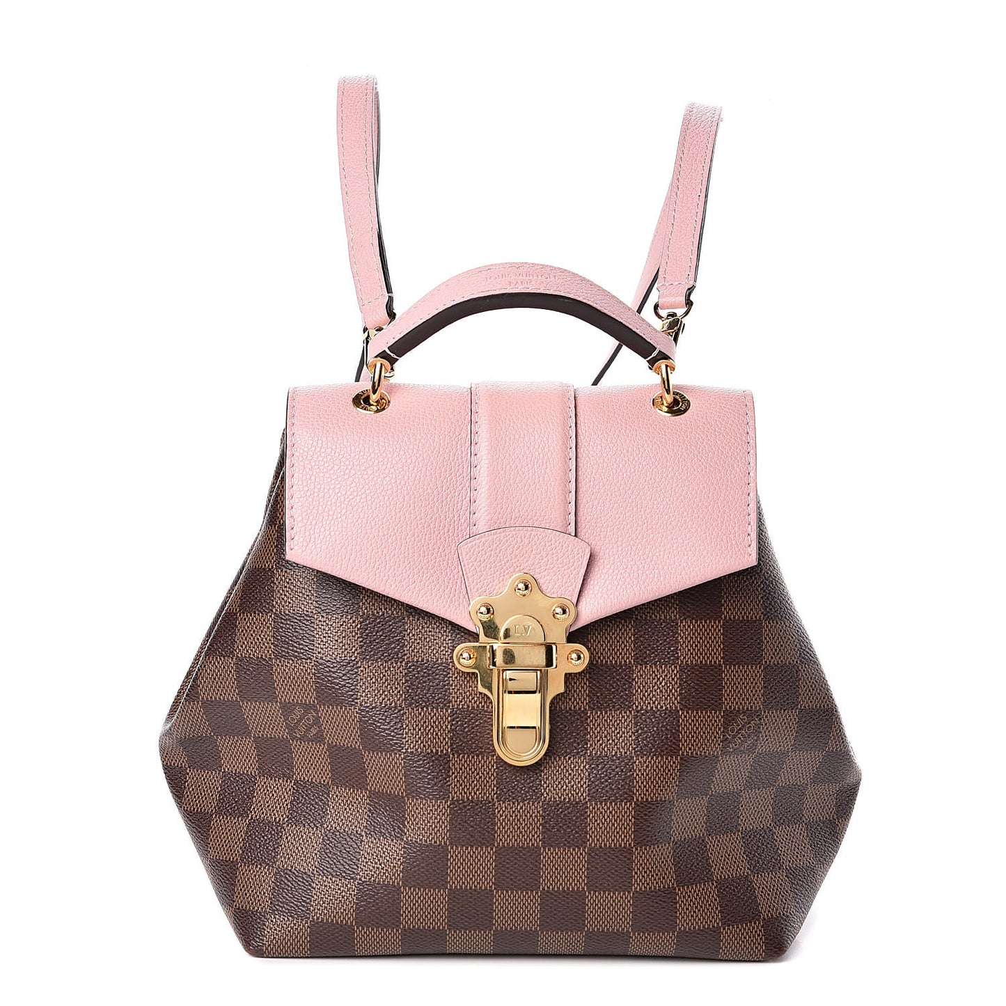Damier Ebene Clapton Backpack Magnolia