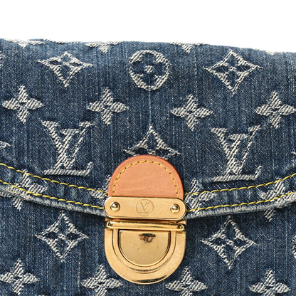 Louis Vuitton Monogram Denim Mini Pleaty Blue 7 of 9