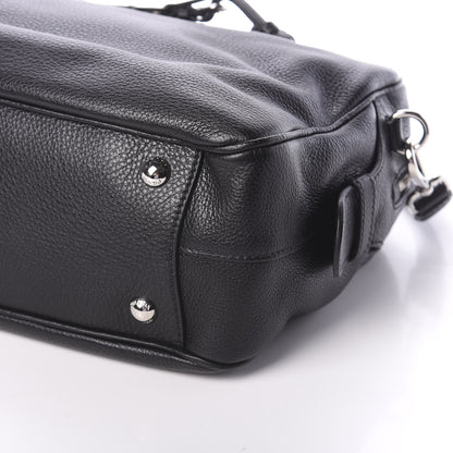 Prada Vitello Daino Satchel Black 11 of 11