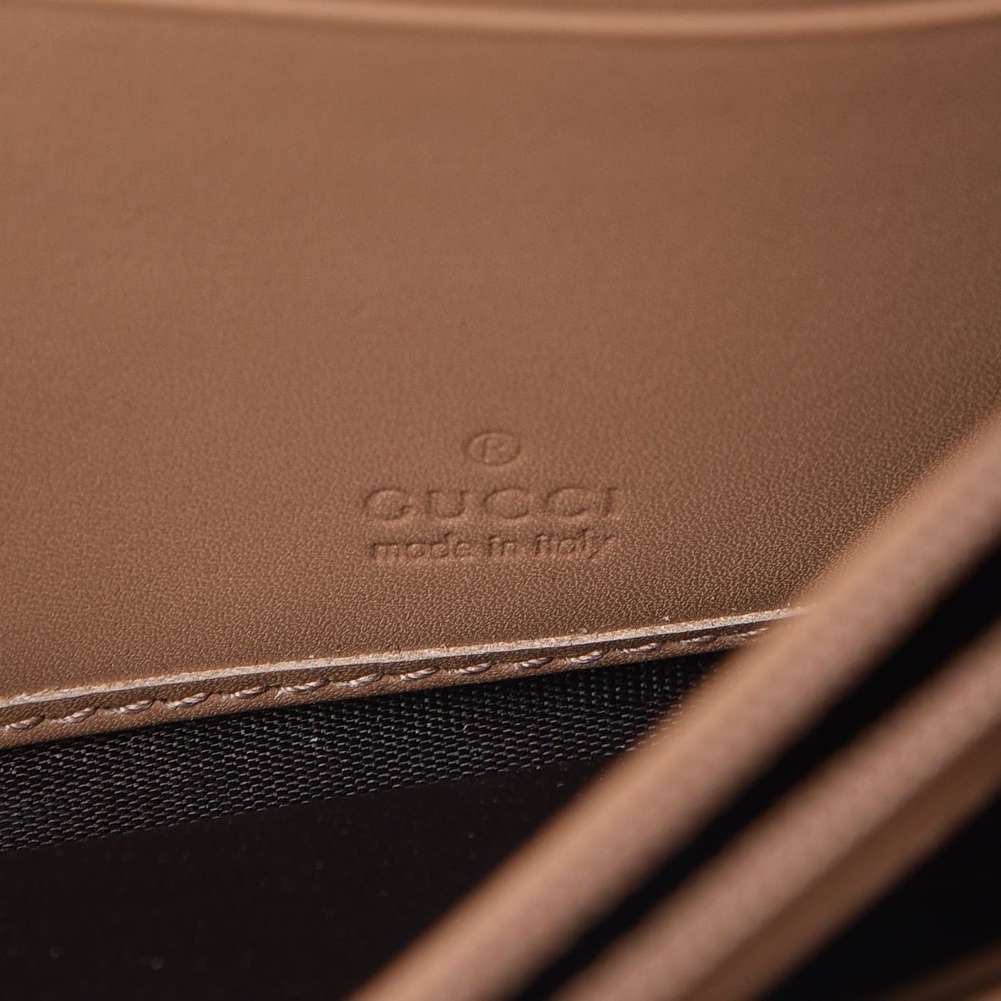 Moon Calfskin Icon Continental Wallet Camelia