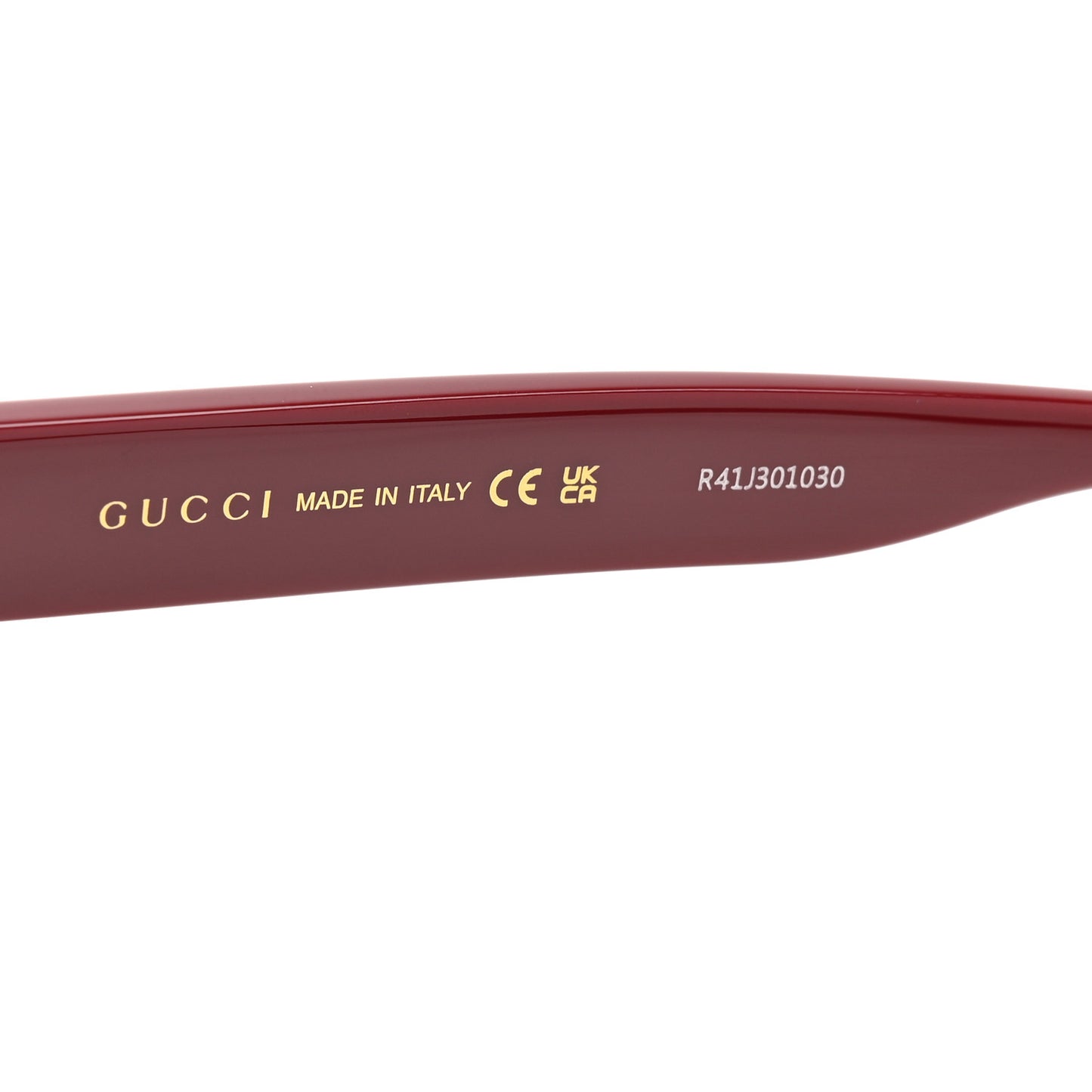 Acetate Square Frame Sunglasses GG1338SK Red