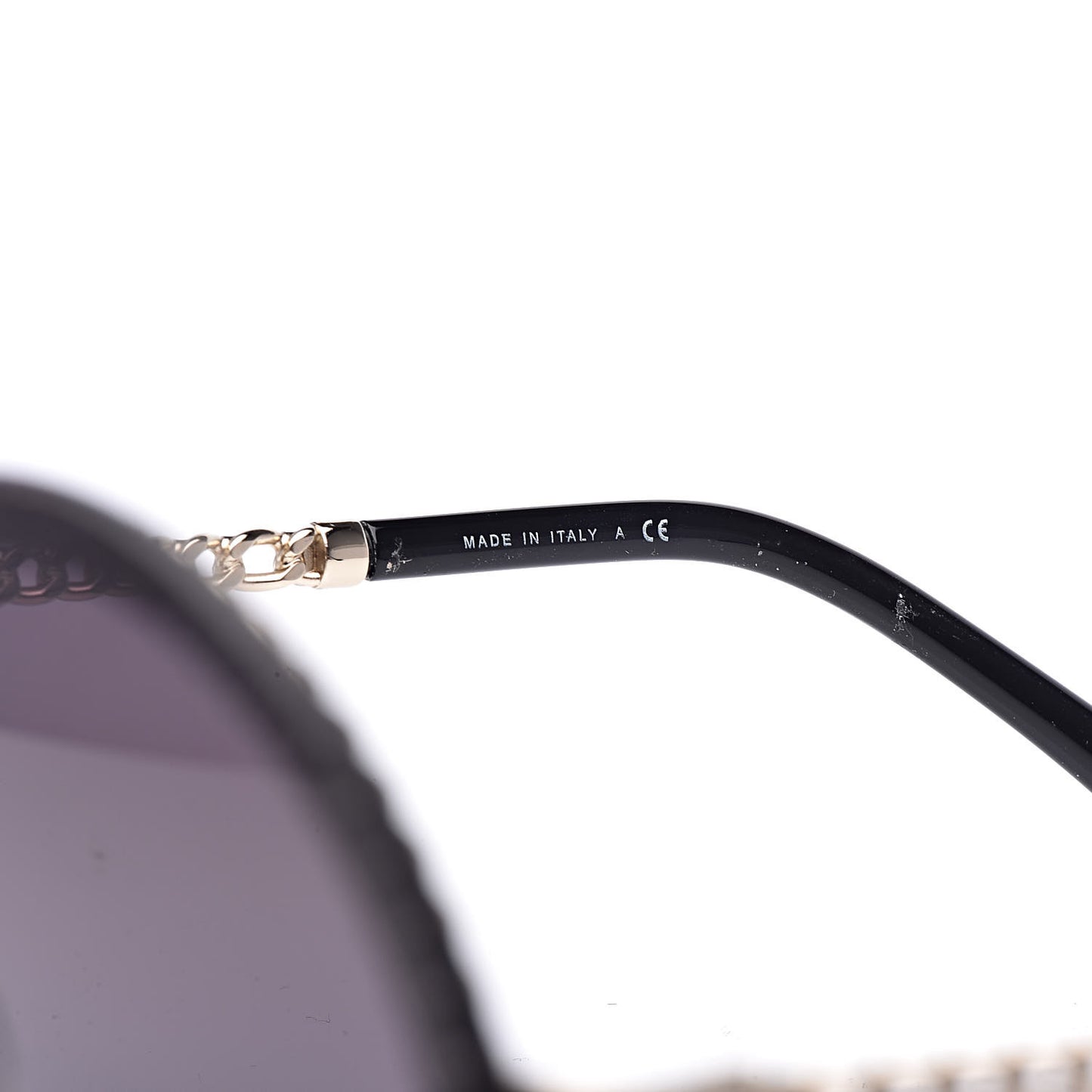 Round Chain Sunglasses 4245 Gold