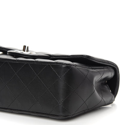 Chanel Lambskin Quilted Mini Rectangular Flap Black 6 of 9