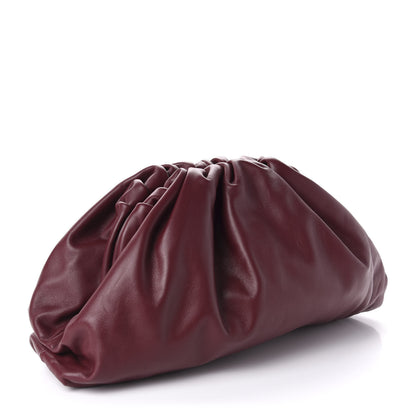 Bottega Veneta Smooth Butter Calf The Pouch Oversized Clutch Bordeaux 3 of 9