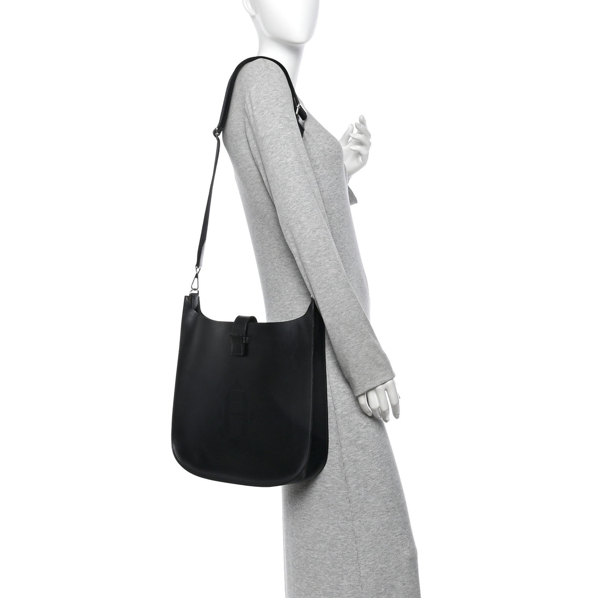 Hermes Vache Hunter Evelyne Sellier 29 PM Black 3 of 21