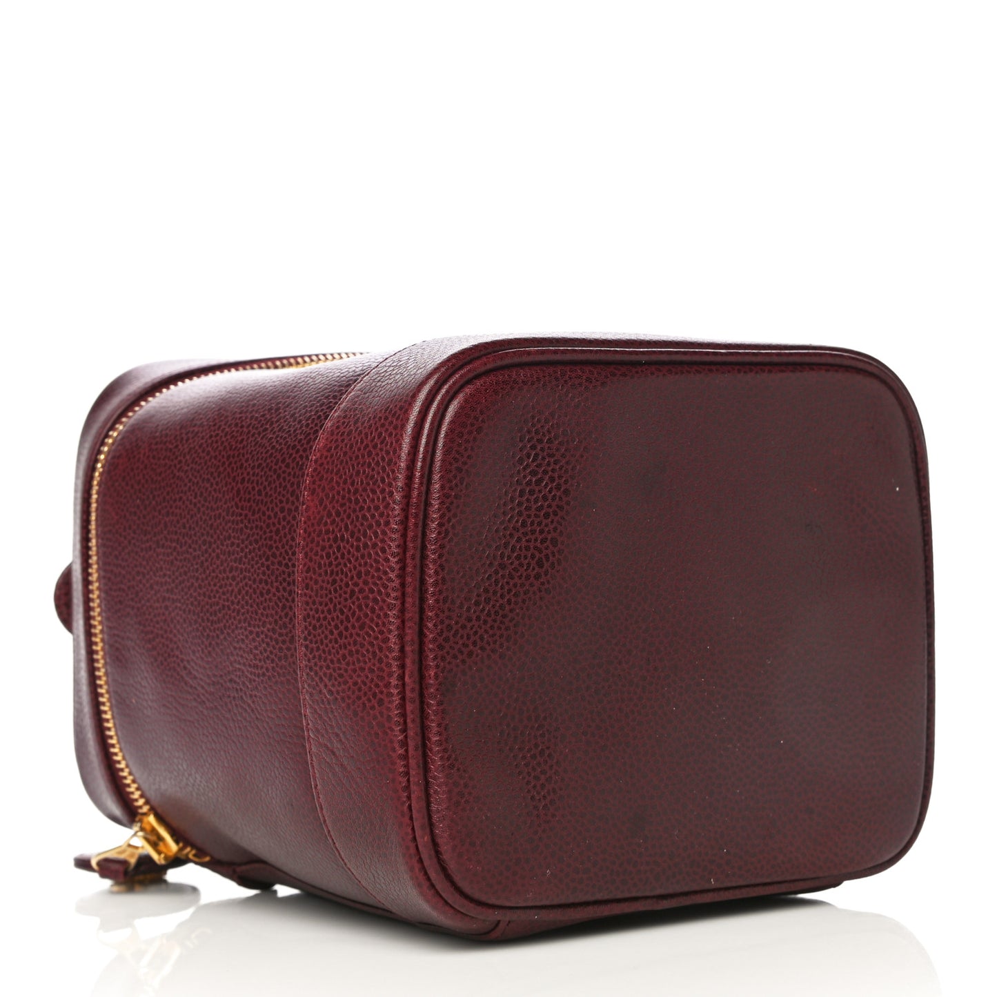 Caviar Vanity Cosmetic Case Burgundy