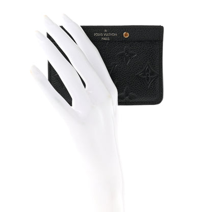 Louis Vuitton Empreinte Card Holder Black 2 of 6