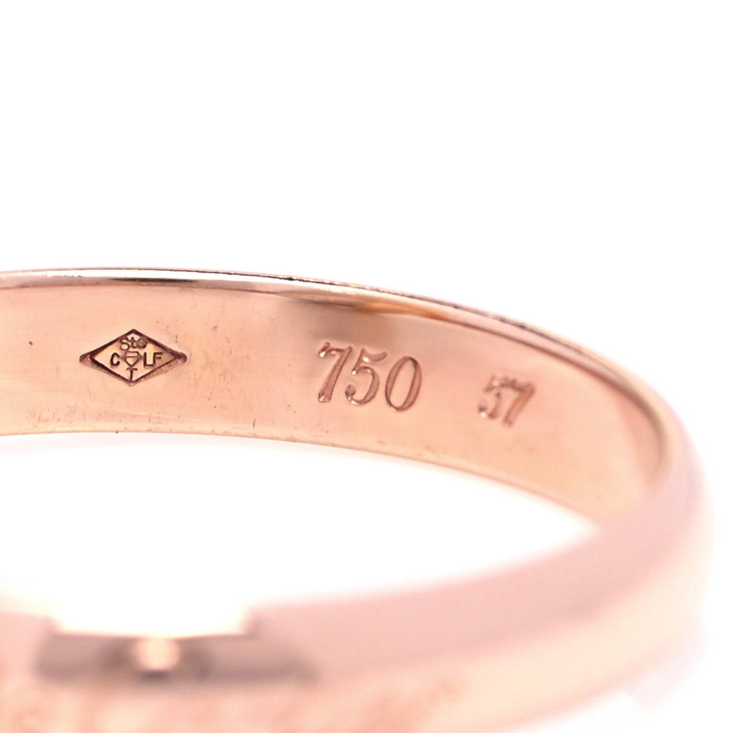 18K Pink Yellow White Gold Classic Les Must De Cartier Trinity Ring 57 8