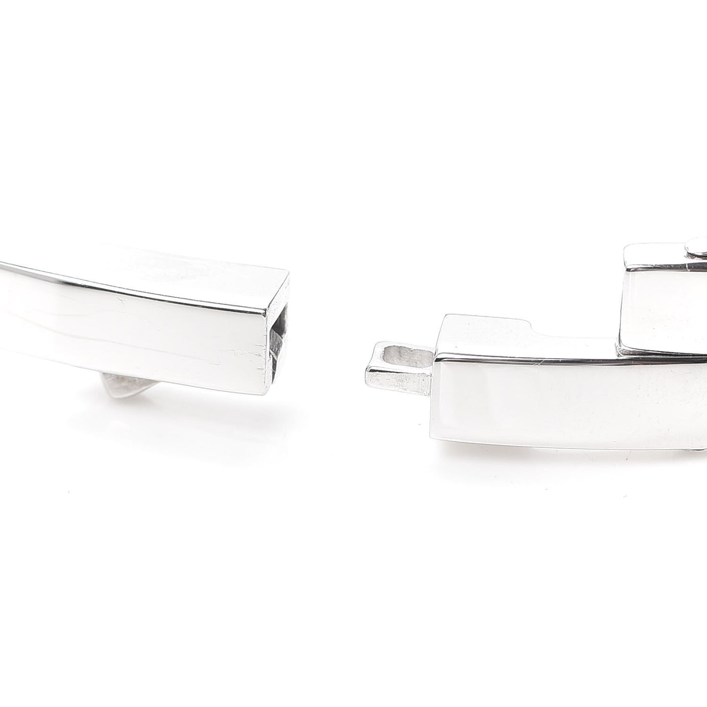 Sterling Silver Logo Bar Bracelet
