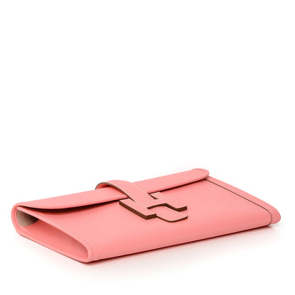 Hermes Epsom Jige PM Clutch Rose Confetti 4 of 7