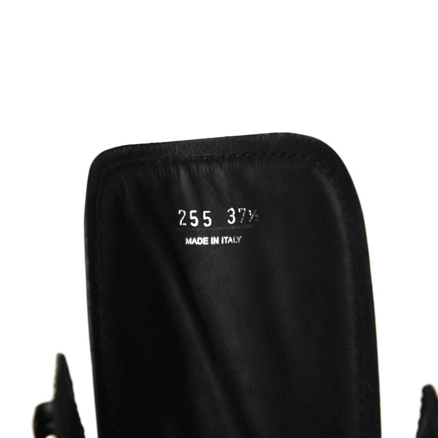 Spazzolato Rois Nylon Metal Triangle Logo Monolith Pouch Pocket 55mm Boots 37.5 Black