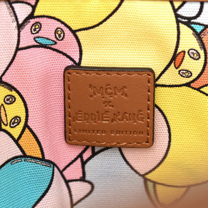 MCM X Eddie Kang Visetos Medium Reversible Shopper Tote White 10 of 18