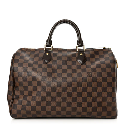 Louis Vuitton Damier Ebene Speedy 35 2 of 18