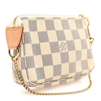 Louis Vuitton Damier Azur Mini Pochette Accessories 3 of 8