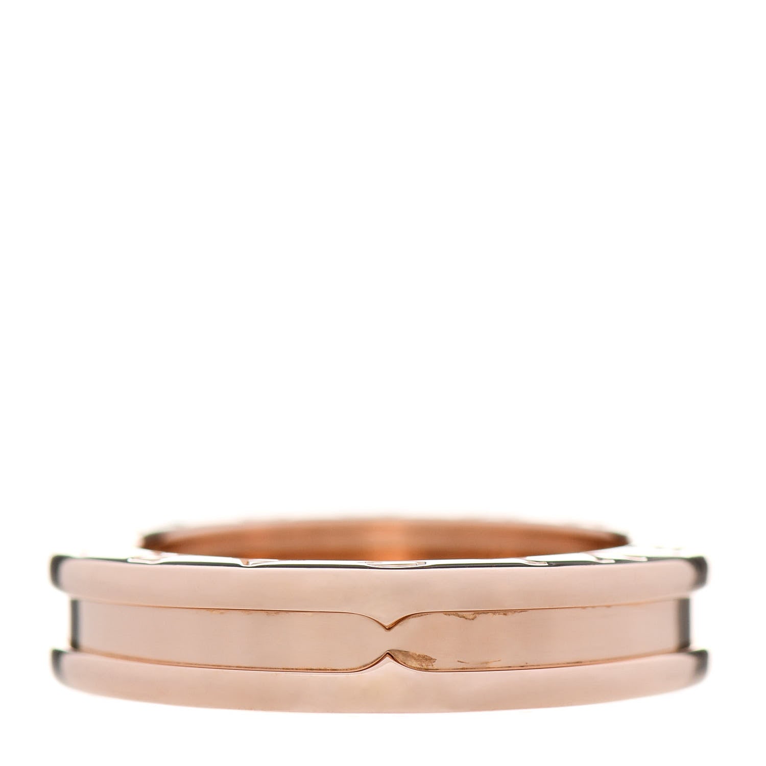 Bulgari 18K Rose Gold B.Zero1 One-Band Ring 51 5.75 1 of 5