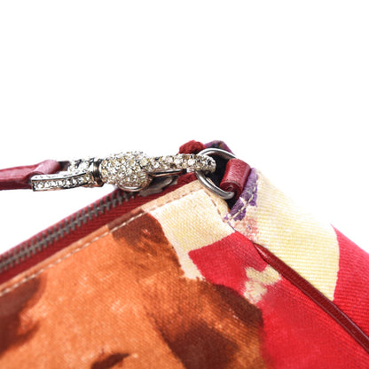 Christian Dior Canvas Le Victim Mini Saddle Pochette Red 11 of 11