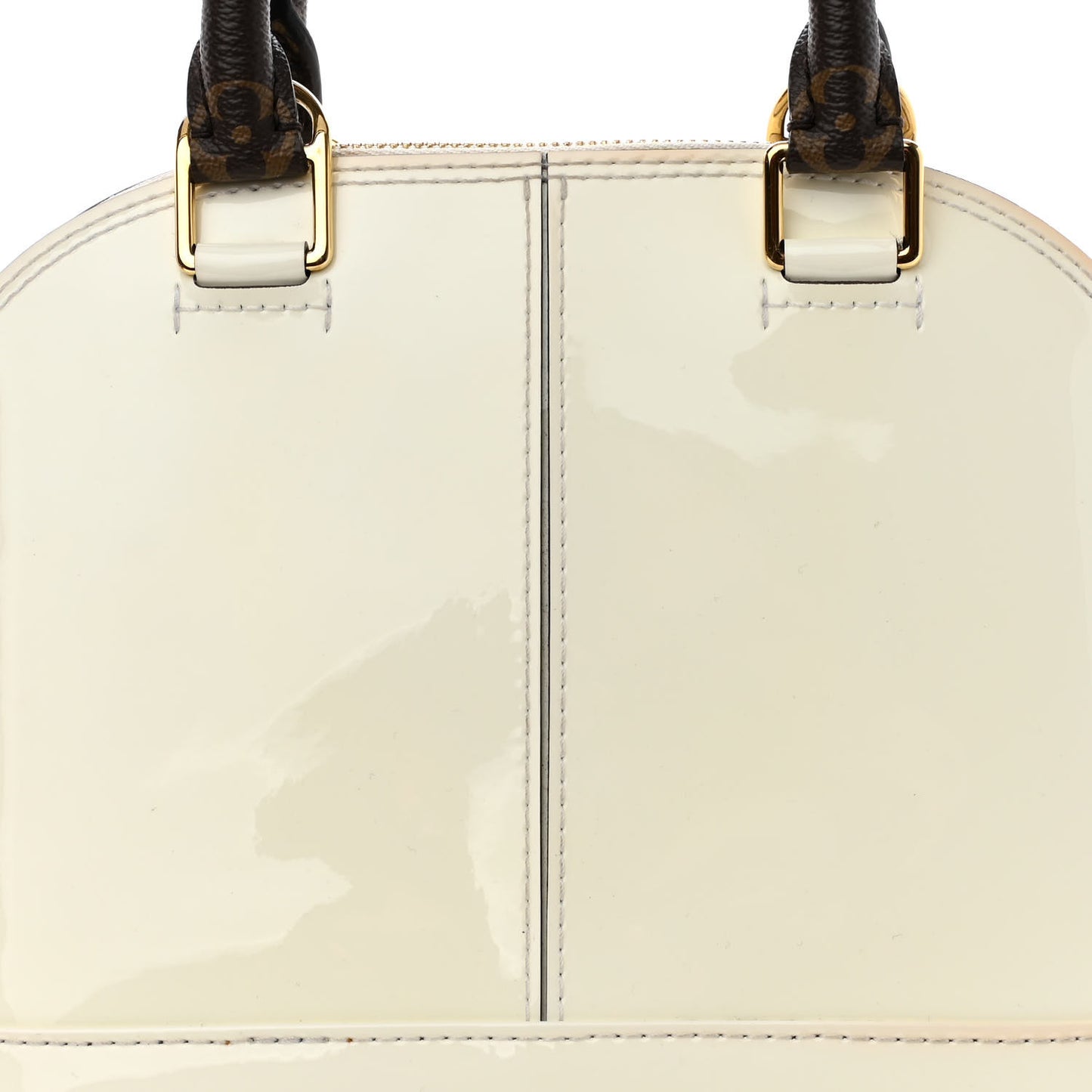 Patent Monogram Alma BB White