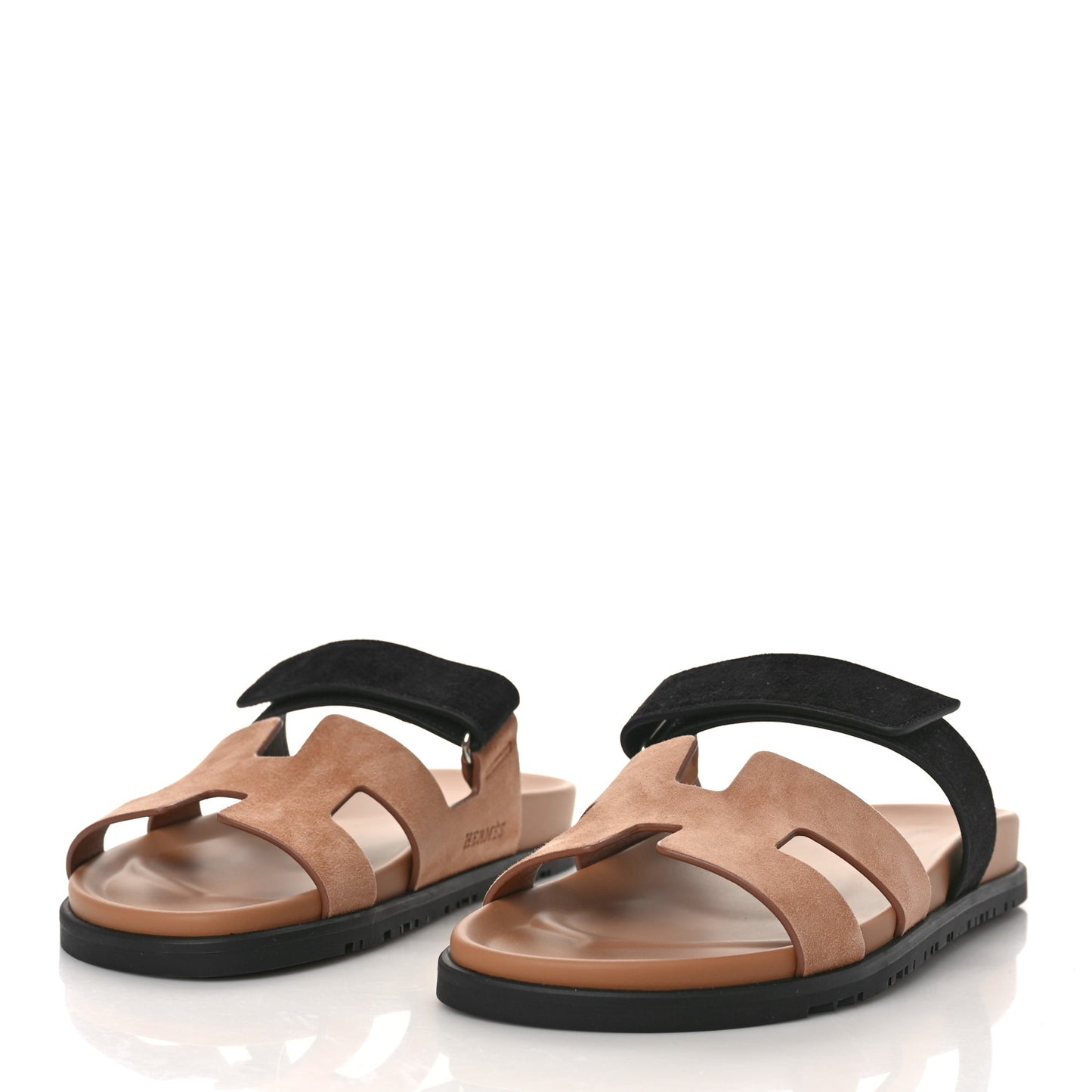 Suede Goatskin Womens Chypre Sandals 41 Rose Perle Black