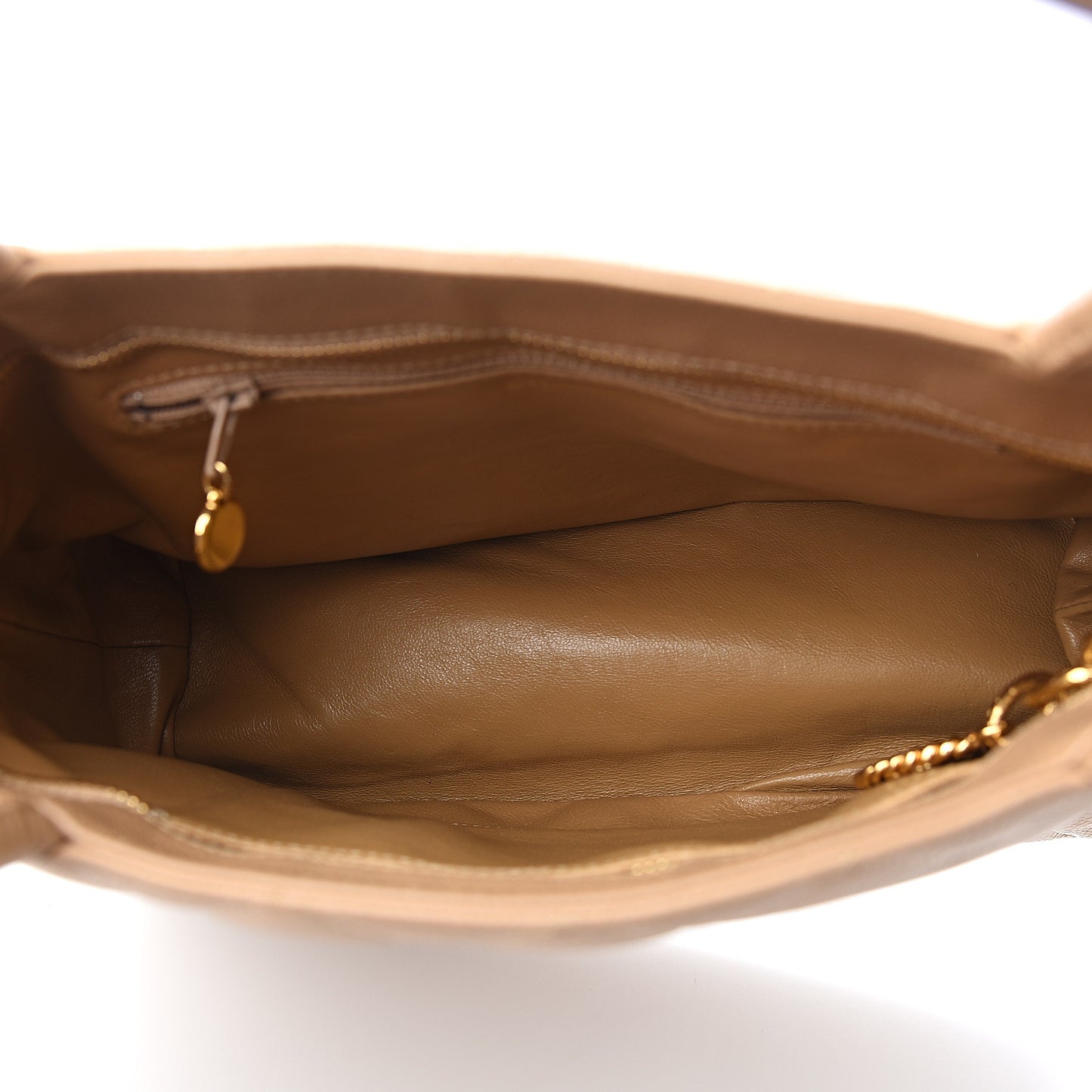 Caviar Quilted Medallion Tote Beige