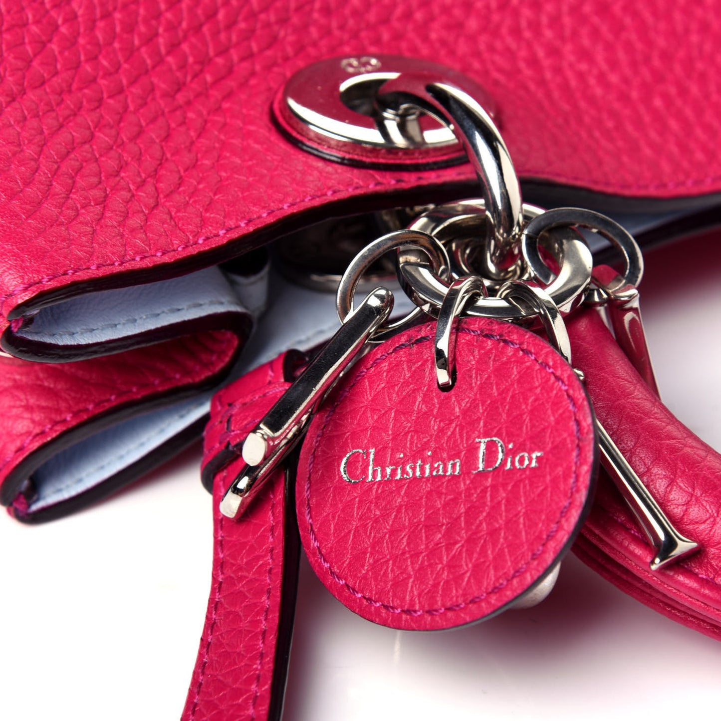 Calfskin Mini Diorissimo Tote Pink
