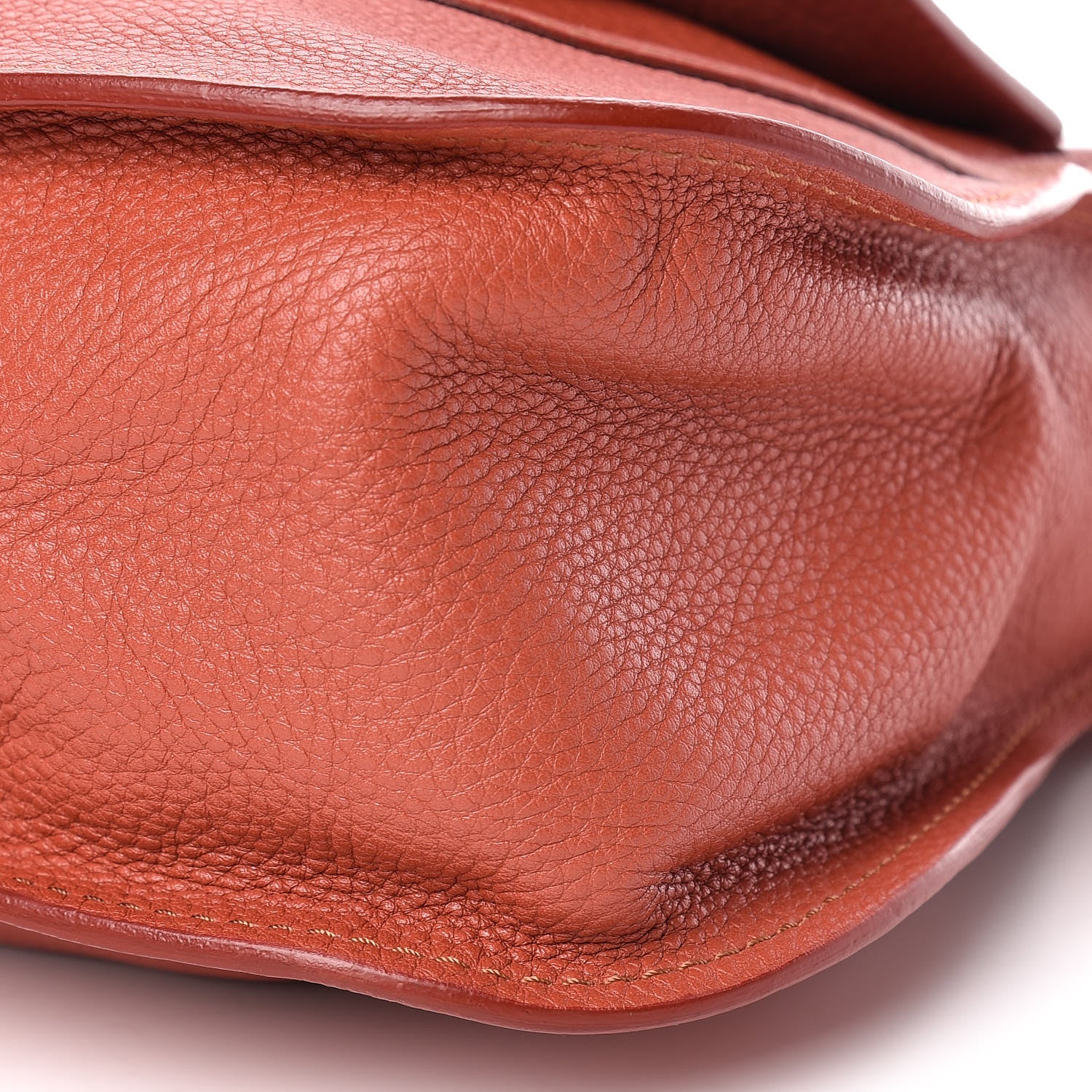 Chloe Calfskin Medium Marcie Satchel Red Bush 9 of 12