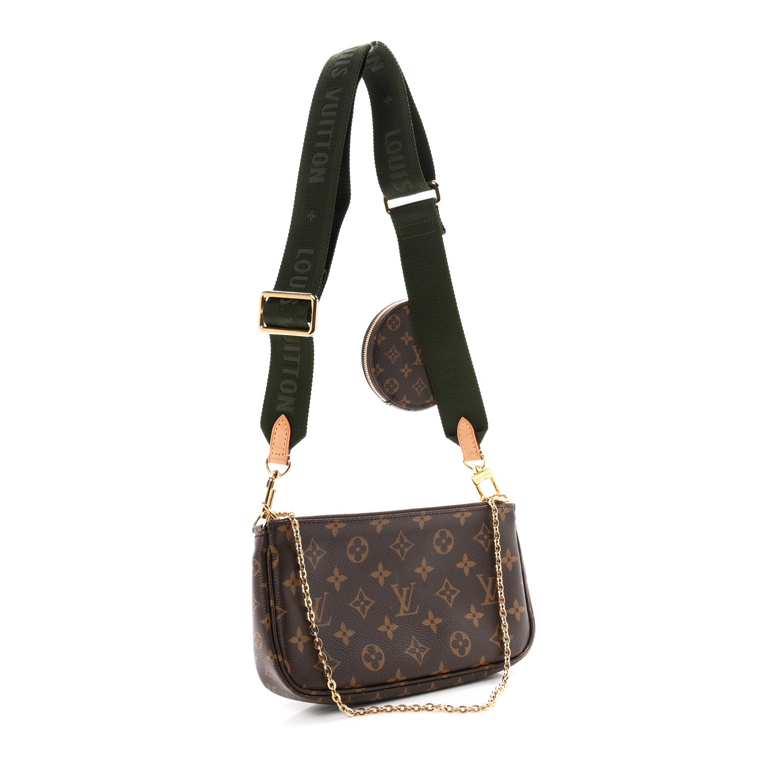 Louis Vuitton Monogram Multi Pochette Accessories Kaki 3 of 11