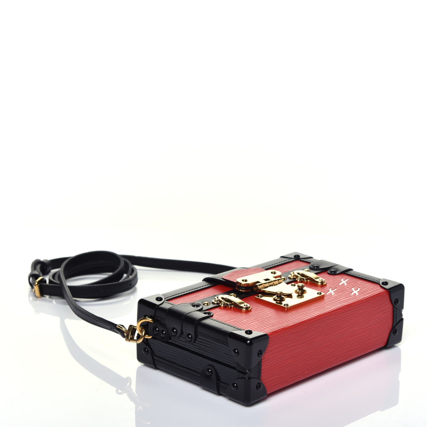 Louis Vuitton Epi Petite Malle Coquelicot 4 of 9