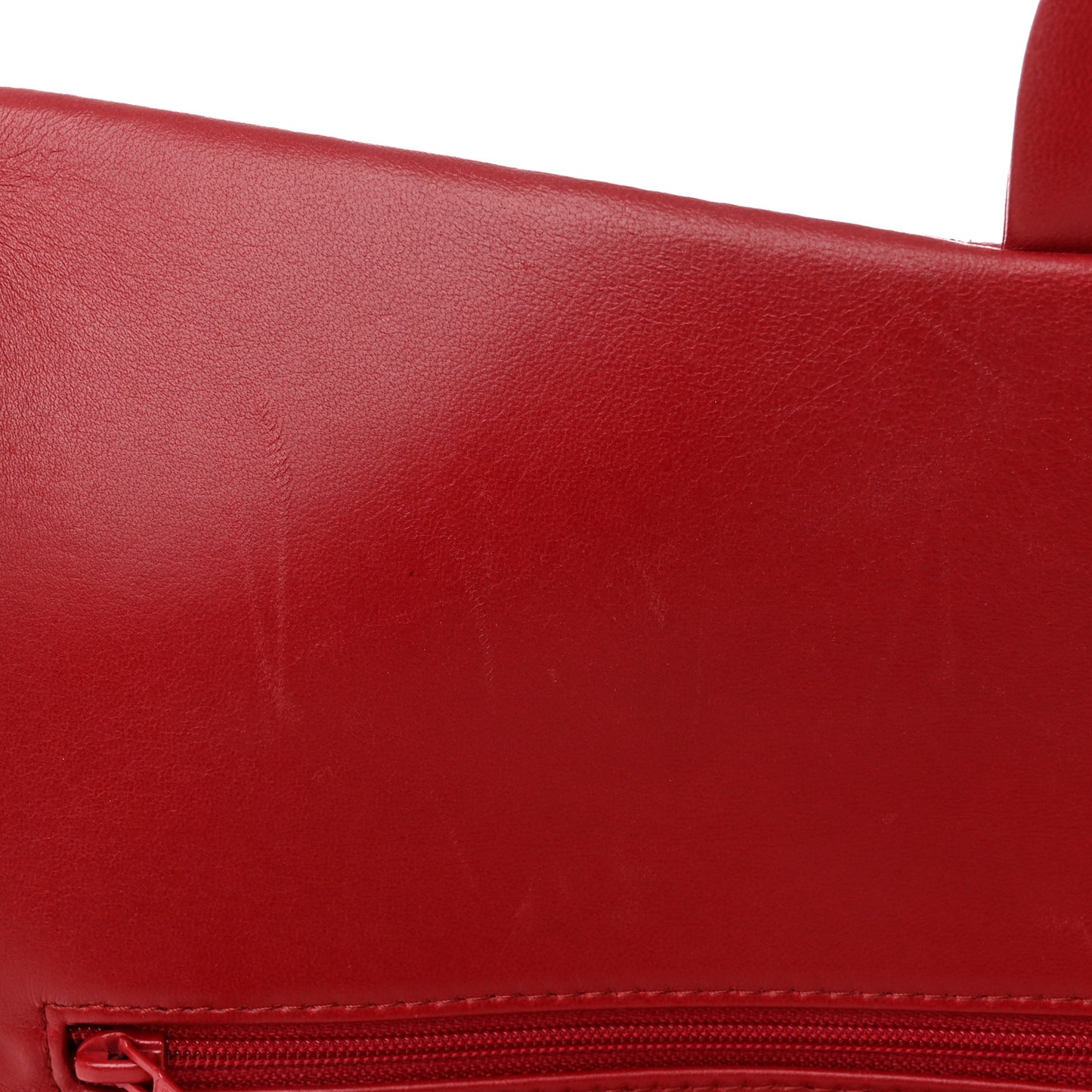 Lambskin Quilted Maxi Double Flap Red