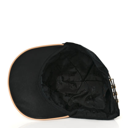 Louis Vuitton Polyester Silk Monogram LV Get Ready Cap M Black 6 of 7