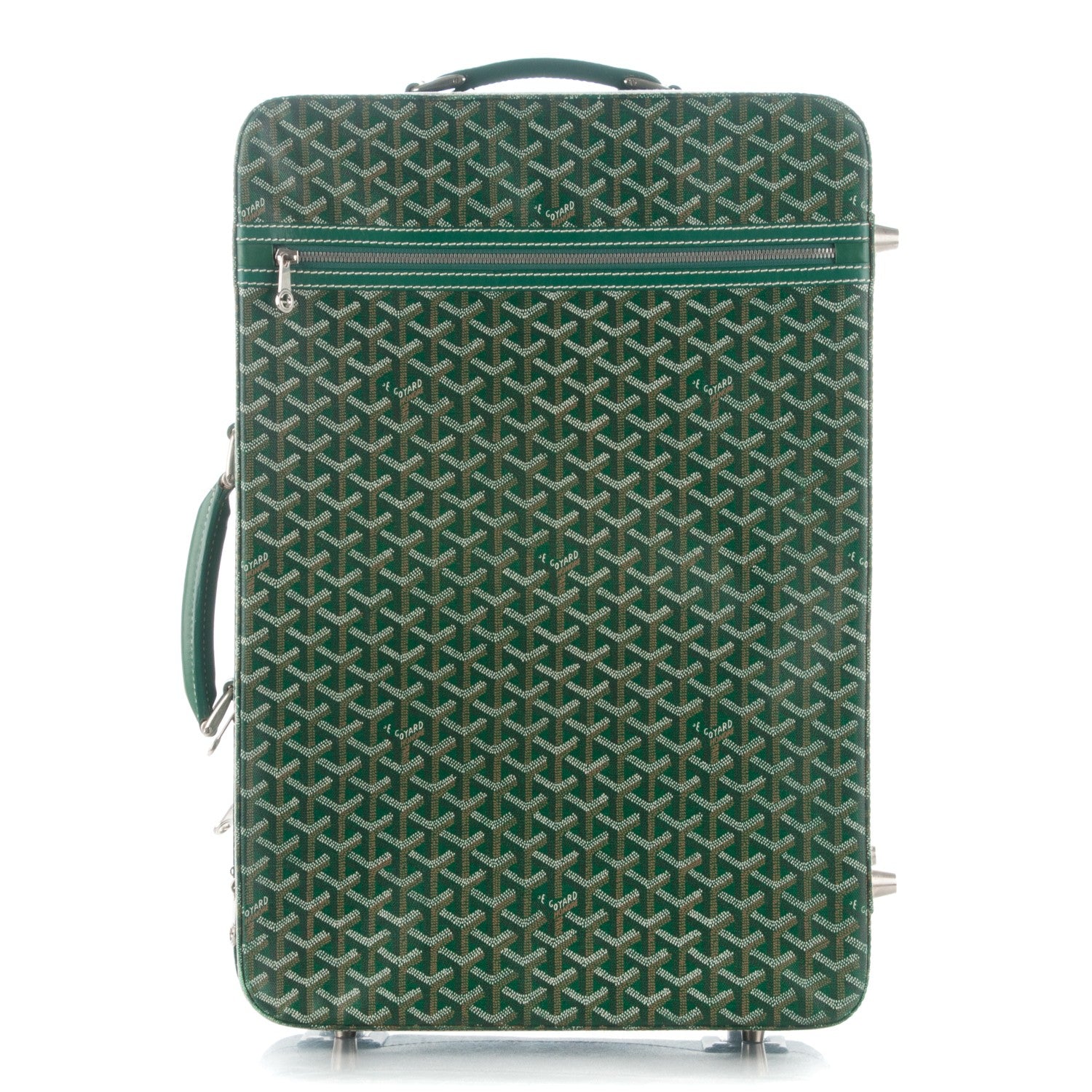 Goyard Goyardine Rolling Suitcase Trolley PM Green 1 of 10