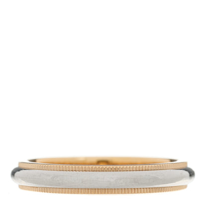 Tiffany Platinum 18K Rose Gold 3mm Together Milgrain Wedding Band Ring 57 8 1 of 5