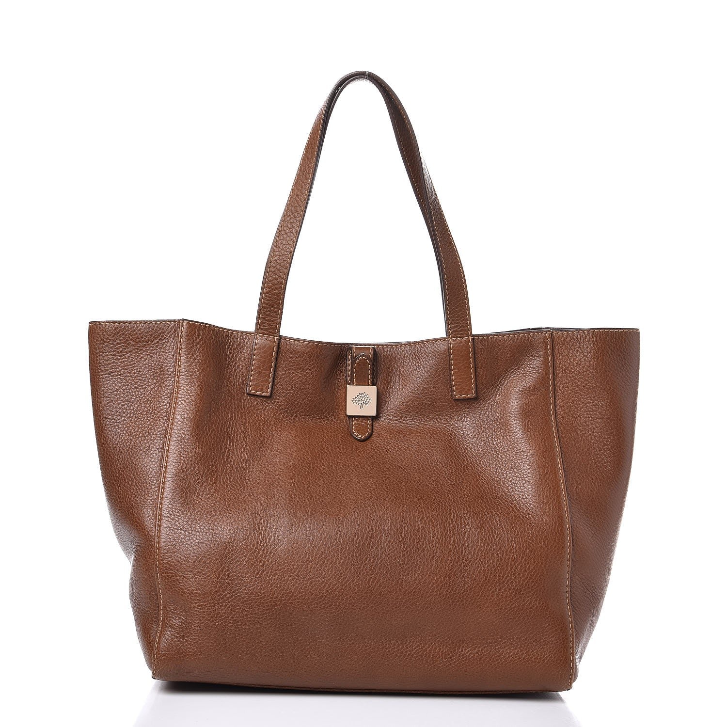 Mulberry Soft Small Grain Calfskin Tessie Tote Brown 1 of 7