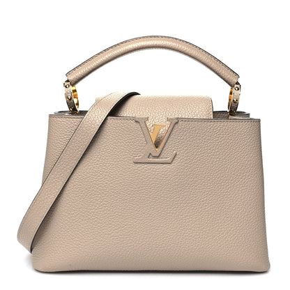 Louis Vuitton Taurillon Capucines BB Galet 1 of 14