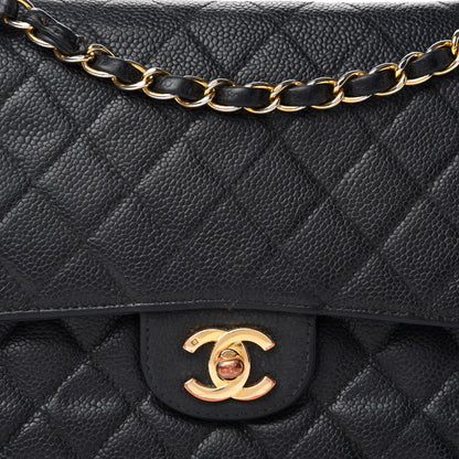 Chanel Caviar Quilted Medium Double Flap Black 13 of 13
