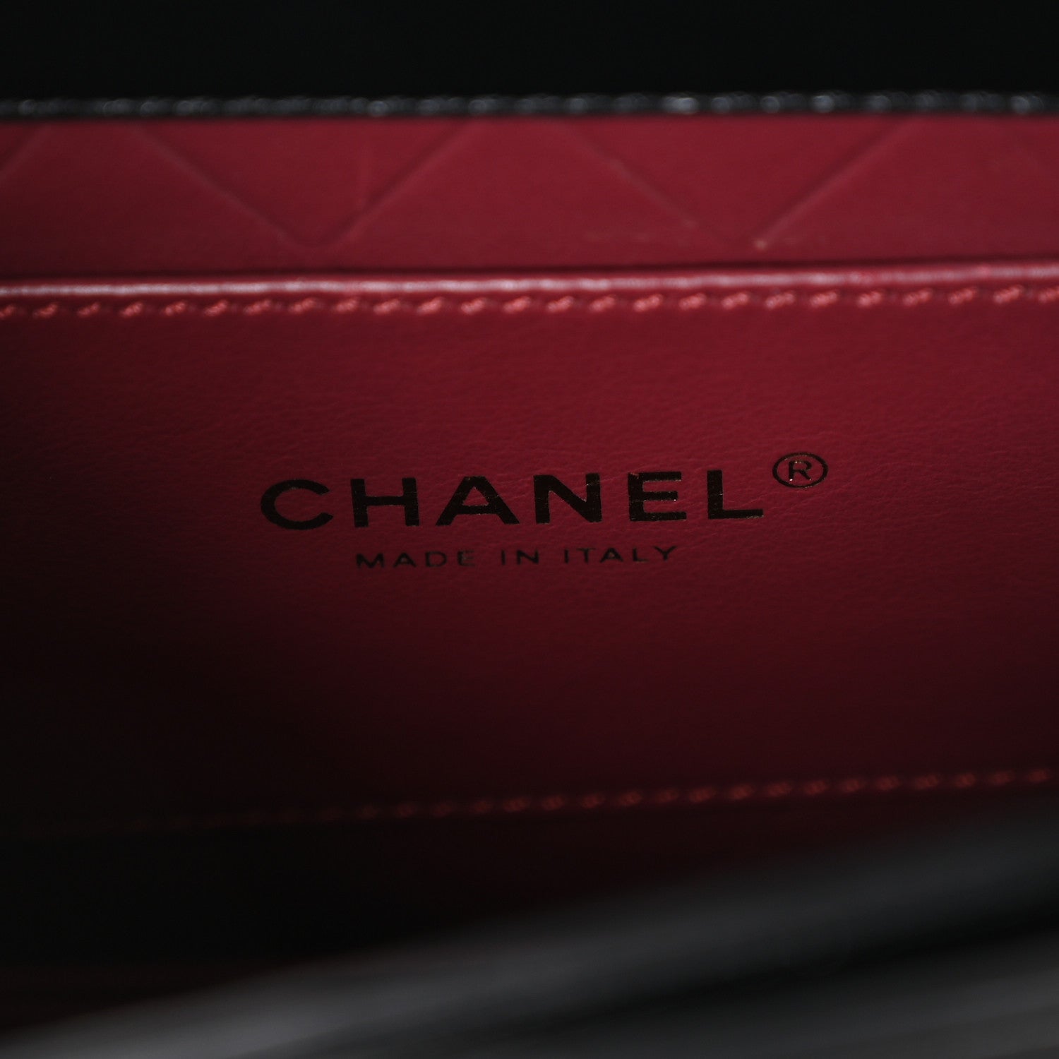 Chanel Shiny Calfskin Quilted Buckle Moon Messenger Black 6 of 10