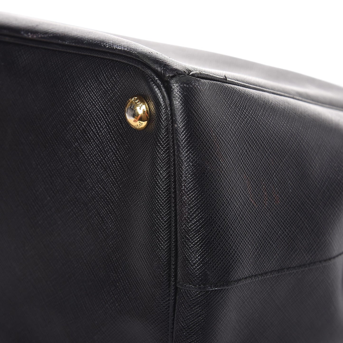 Saffiano Lux Extra Large Galleria Double Zip Tote Black