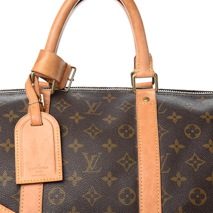 Louis Vuitton Monogram Keepall Bandouliere 55 13 of 14
