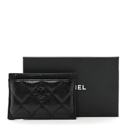 Chanel Caviar Quilted Incognito Card Holder Black 9 of 9
