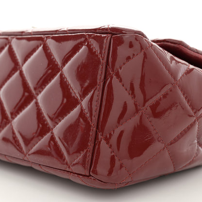 Chanel Patent Quilted Maxi Double Flap Red 10 of 14