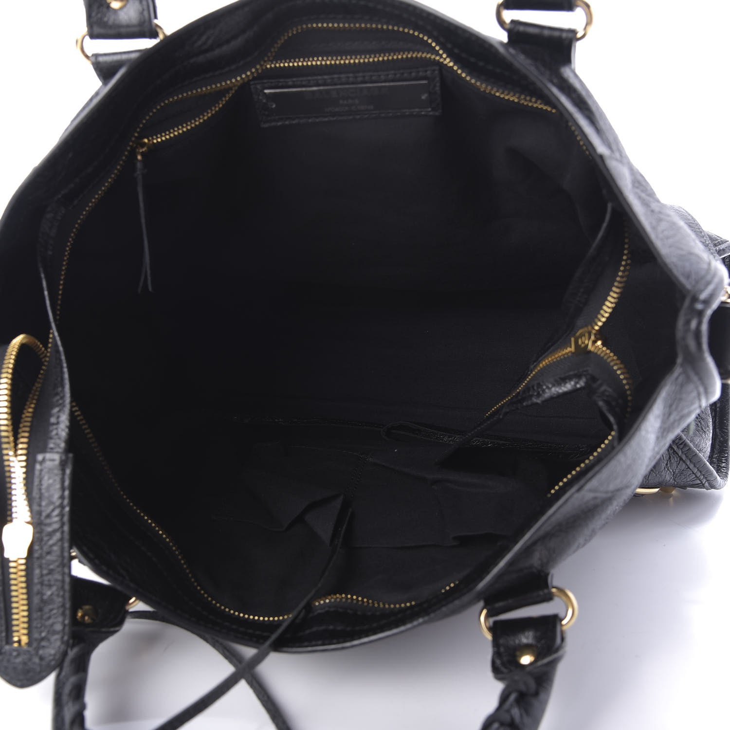 Balenciaga Agneau Classic Gold Hardware City Black 5 of 9