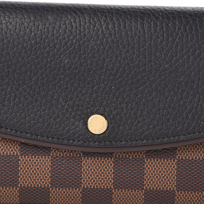 Louis Vuitton Damier Ebene Normandy Wallet Black 7 of 7