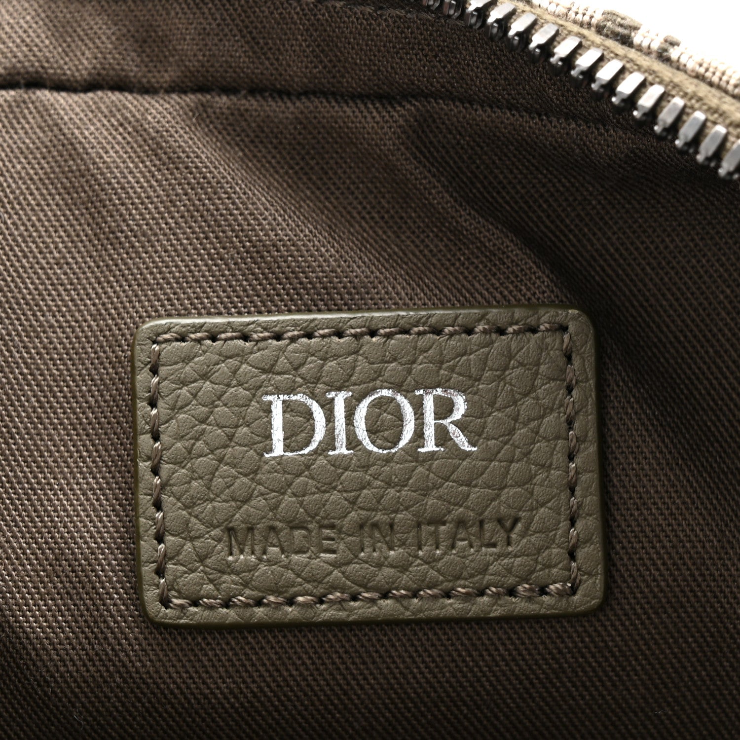 Christian Dior Oblique Saddle Triple Pouch Green 7 of 11