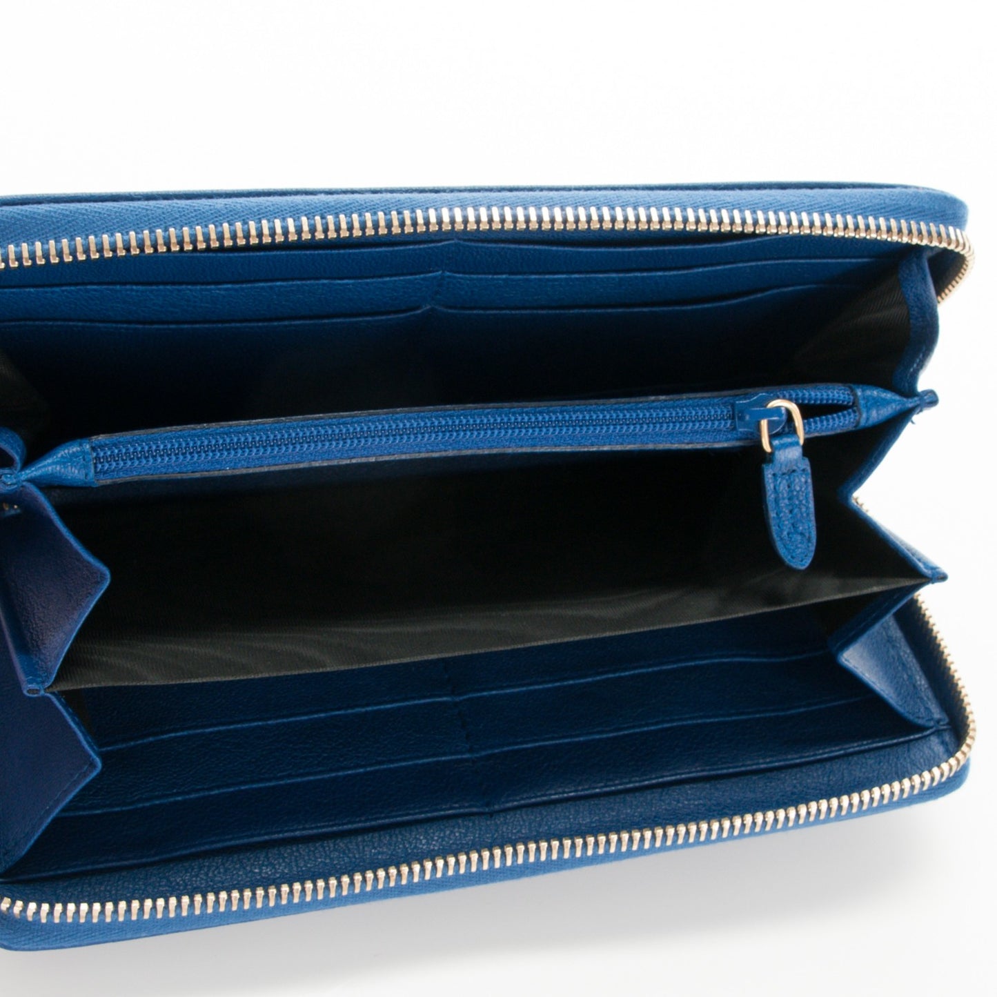 Sheepskin ChYc Zip Around Wallet Blue